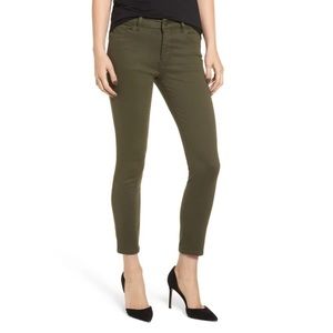 DL1961 Mid Rise Instasculpt Skinny Jean Dark Olive